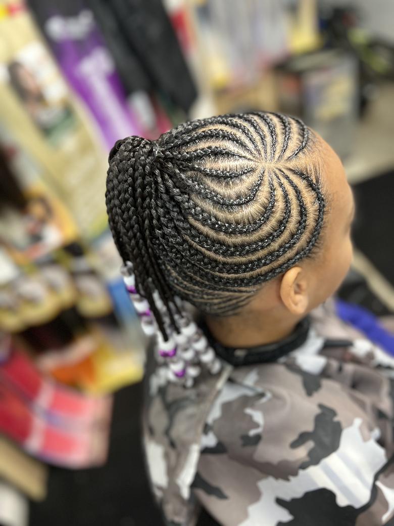 Kids cornrows